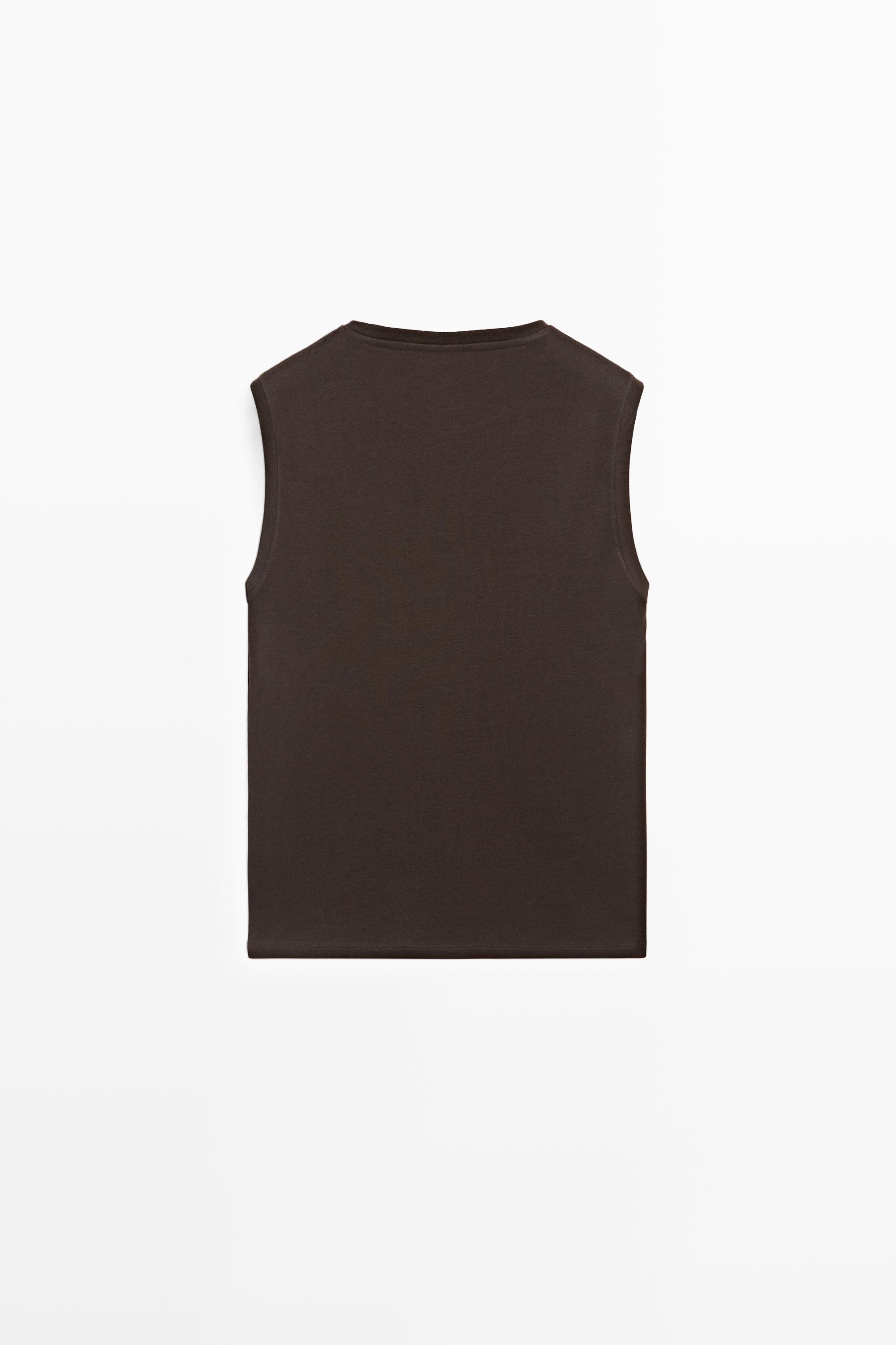 100% cotton sleeveless top